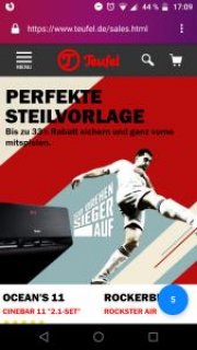 Teufel.de - Perfekte Steilvorlage (bis zu 33%)
