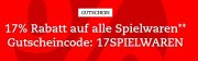 Thalia 17% Rabatt auf alle Spielwaren
