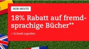Thalia 18% Rabatt auf fremdsprachige B&uuml;cher