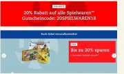 Thalia: nur heute 20% Rabatt auf alle Spielwaren