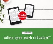 Thalia: tolino epos eReader f&uuml;r 194 &euro;