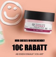 The Body Shop &ndash; 10&euro; Rabatt ab 40&euro; nur dieses Wochenende