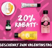 The Body Shop &ndash; 20% Rabatt zum Valentinstag