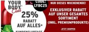 The Bodyshop: 25% Gutschein auf D&uuml;fte, Bodybutter & mehr