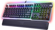Thermaltake ARGENT K5 Cherry MX RGB Speed Silver Gaming-Tastatur mit 360-Grad-RGB-Unterlicht