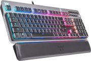 Thermaltake Argent K6 RGB Cherry MX Low Profile RGB Speed Gaming-Tastatur mit DE-Layout