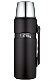 Thermos 1,2 Liter Edelstahl Stainless King Isolierflasche mit Trinkbecher