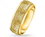 Thomas Sabo Unisex-Ring Ornamente gold 925 Sterlingsilber