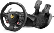 Thrustmaster T80 Ferrari 488 GTB Racing Lenkrad-Edition - Rennlenkrad mit Pedalset f&uuml;r PS5/PS4/PC