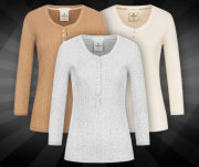 Timberland Aspen Henley Damen Langarm Shirts bei SportSpar f&uuml;r 8,39 Euro