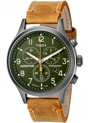 Timex TW4B04400 Herren Chronograph mit Leder Armband