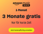 TIP: AMAZON Music Unlimited HD - 3 Monate kostenlos f&uuml;r Neukunden