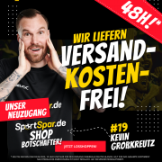 Tipp: SportSpar - F&uuml;r 48 Stunden keine Versandkosten auf das gesamte Sortiment ab 10 &euro; Bestellwert