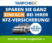 Tipp: TARIFCHECK Kfz-Versicherung-Vergleich machen und bis zu 850 &euro; im Jahr sparen