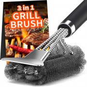 TNTOR Grill Reinigungsb&uuml;rste mit Extra Langen Edelstahl Borsten