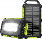 TOENNESEN 20000mAh PD 15W Solar Powerbank mit LED-Licht
