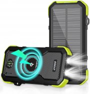 TOENNESEN 26800mAh Solar Powerbank und QI Wireless Ladeger&auml;t