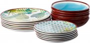 Tognana Porzellan Tafelservice Metropolis Jungle 18 teilg
