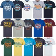 Tokyo Laundry Herren T-Shirts in verschiedenen Designs