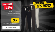 Tokyo Laundry Hollow Cuffed Joggers Herren Sweatpants bei SportSpar f&uuml;r 11,72 Euro