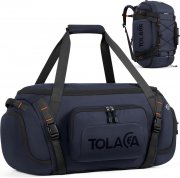 Tolaccea 40 Liter Reisetasche und Rucksack mit Schuhfach, Nassfach & Laptopfach