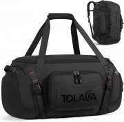 Tolaccea 40L gro&szlig;e Reisetasche und Rucksack mit Schuhfach, Nassfach & Laptopfach