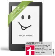 tolino page 2 eBook-Reader 6 Zoll mit integriertem Leselicht 