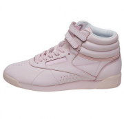 Tolle Reebok Classics Freestyle Hi Color Bomb Sneakers in Rosa f&uuml;r Damen nur 38,44 Euro