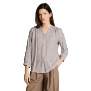 TOM TAILOR Bluse (Taupe Grey White Stripe) f&uuml;r nur 21&euro;