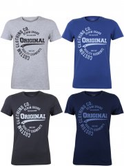 Tom Tailor Denim Herren T-Shirts mit Frontprint im 4er Pack bei Jeans Direct f&uuml;r 29,95 Euro