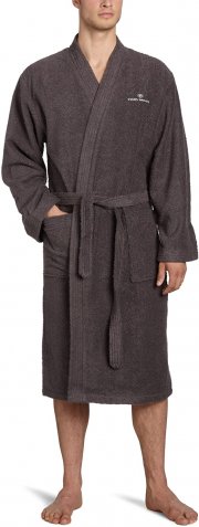 Tom Tailor Kimono - Bademantel dunkelgrau