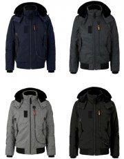 TOM TAILOR PADDED BLOUSON Herren Winterjacke mit Kapuze