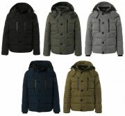 Tom Tailor Puffer Jacket Herren Winterjacken mit Kapuze