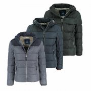 Tom Tailor Puffer Jacket Steppjacke mit Kapuze f&uuml;r Herren in 3 Farben