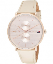 Tommy Hilfiger 1781948 Damen Multi Zifferblatt Quarz Uhr mit Leder Armband