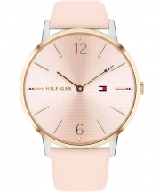 Tommy Hilfiger 1781973 Damen Analog Quarz Uhr mit Leder Armband