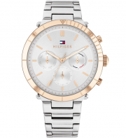 Tommy Hilfiger 1782348 Multi Zifferblatt Armbanduhr mit Edelstahlarmband