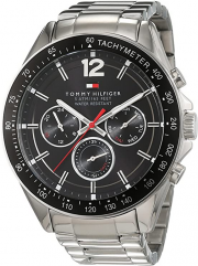 Tommy Hilfiger 1791104 Herren Analog Quarz Armbanduhr mit Edelstahlarmband