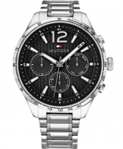 Tommy Hilfiger 1791469 Herren Multifunktionsuhr mit Edelstahl Armband