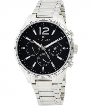 Tommy Hilfiger 1791469 Unisex Multi Zifferblatt Quarz Uhr mit Edelstahl Armband