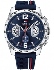 Tommy Hilfiger 1791476 Herren-Sportuhr mit Silikon Armband 