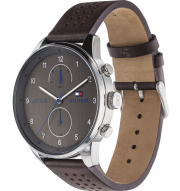 Tommy Hilfiger Chase Herren Uhr mit Lederarmband