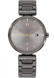 Tommy Hilfiger Damen Analog Quarz Uhr Aria mit Edelstahl Armband