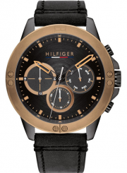 Tommy Hilfiger Harley 1791893 Multi Zifferblatt Herrenuhr mit Lederarmband