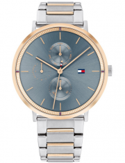 Tommy Hilfiger Jenna 1782298 Damen Multi Zifferblatt Quarz Armbanduhr mit Edelstahlarmband