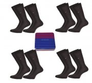 TOMMY HILFIGER SOCKEN CLASSIC 8ER PACK INKL. GESCHENKBOX f&uuml;r 34,95&euro; statt 43&euro;