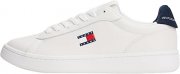 Tommy Jeans Cupsole Sneaker aus Leder f&uuml;r Damen f&uuml;r nur 39,95&euro;