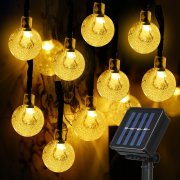 Tomshine 50er Solar mit LED Kugel Lichterkette
