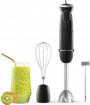 &lrm;Tomvorks 3 in 1 Stabmixer mit Edelstahl-Schneebesen und Milchaufsch&auml;umer-Aufs&auml;tze