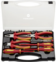  TOOLCRAFT TO-5005137 Elektriker Werkzeugset im Koffer 7-teilig